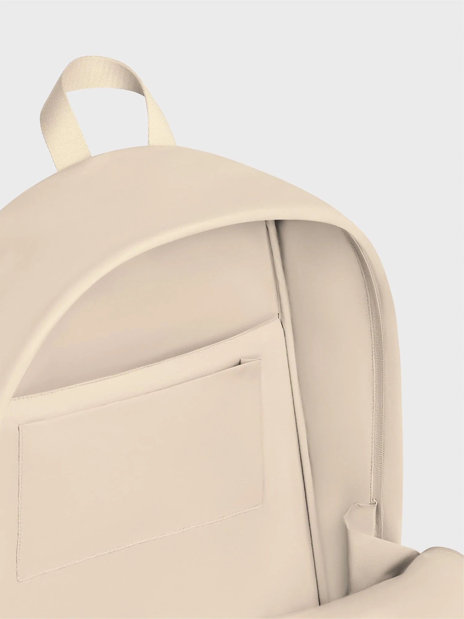 Padded Nylon Backpack Sand