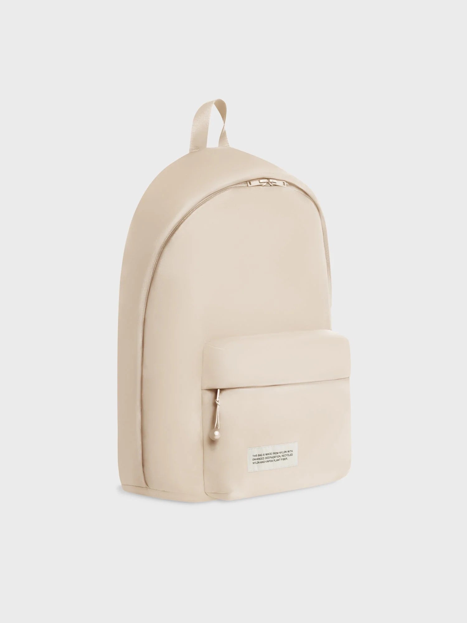 Padded Nylon Backpack Sand