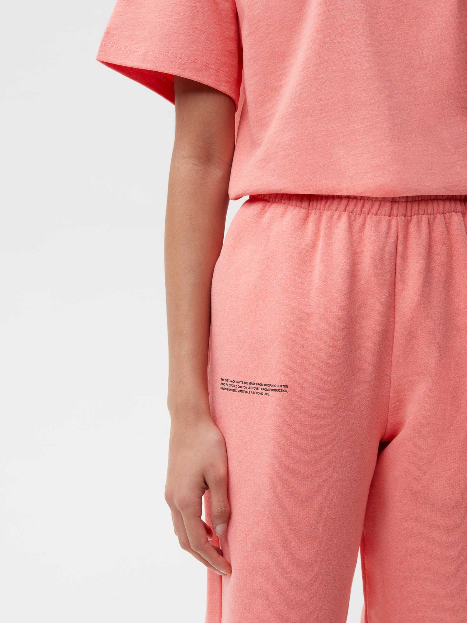 Pangaia 60 Recycled Cotton Track Pants Lobster Pink Female