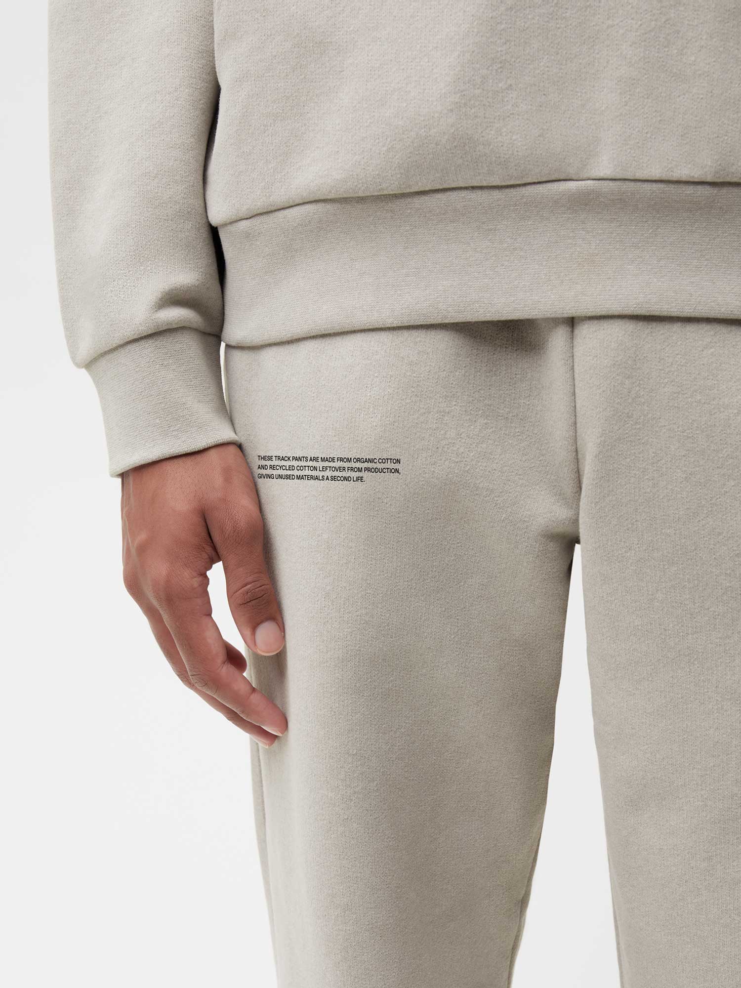 Pangaia 60 Recycled Cotton Track Pants Moonlight Grey Male