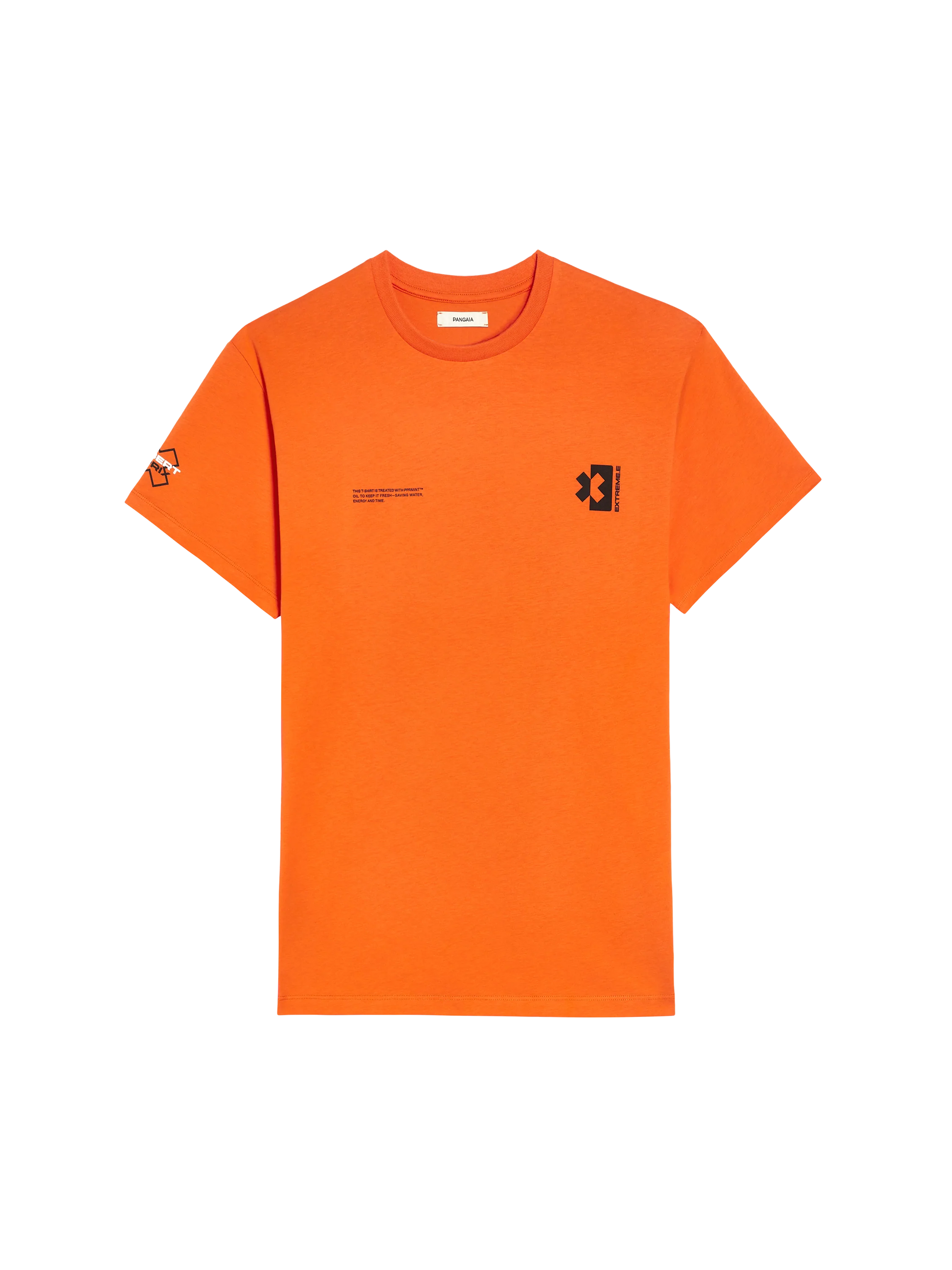 PANGAIA x Extreme-E T-shirt—persimmon orange-packshot-3