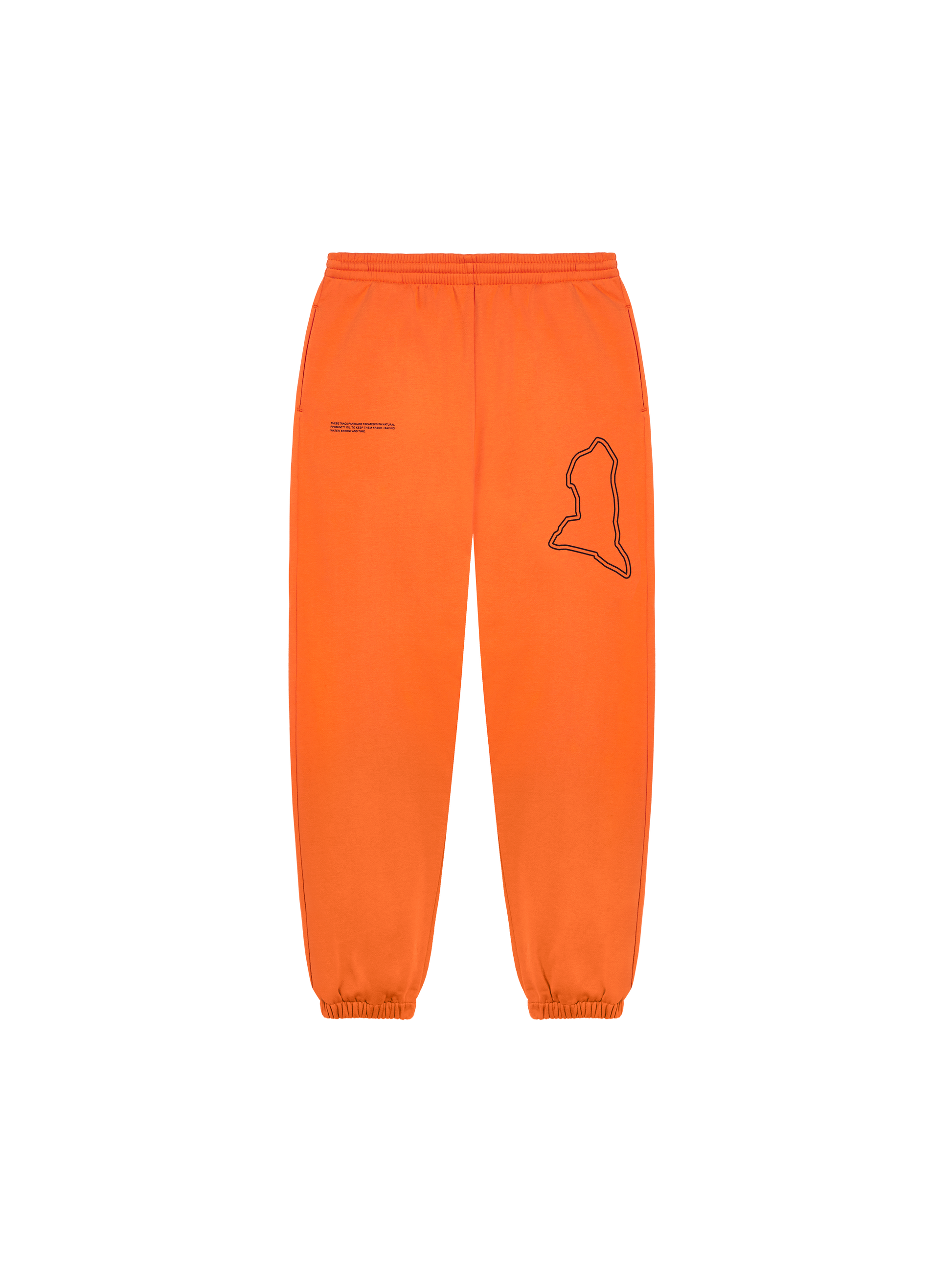 PANGAIA x Extreme-E Track Pants—persimmon orange-packshot-3