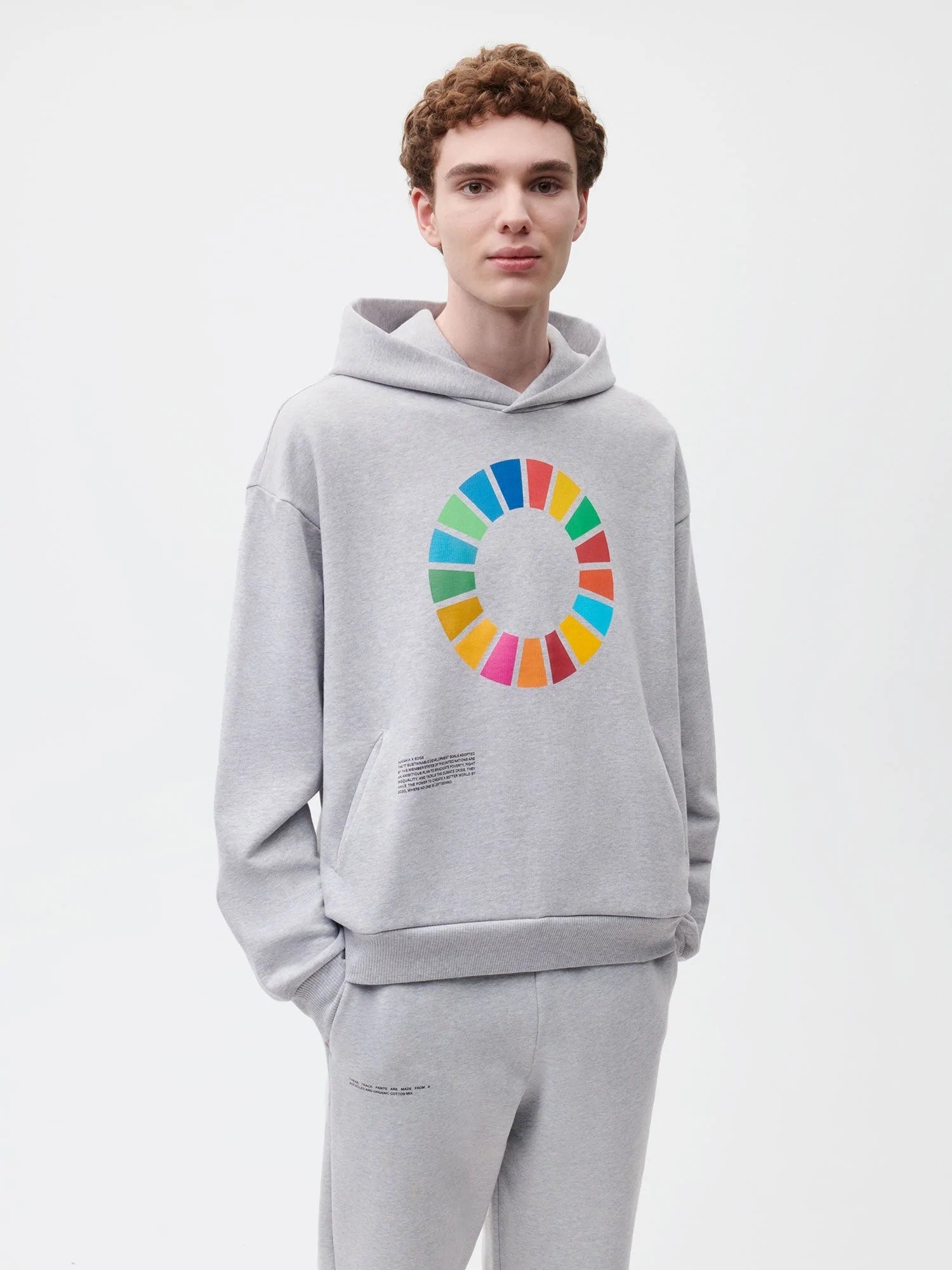 Pangaia X Sdgs Recycled Cotton Hoodie Male