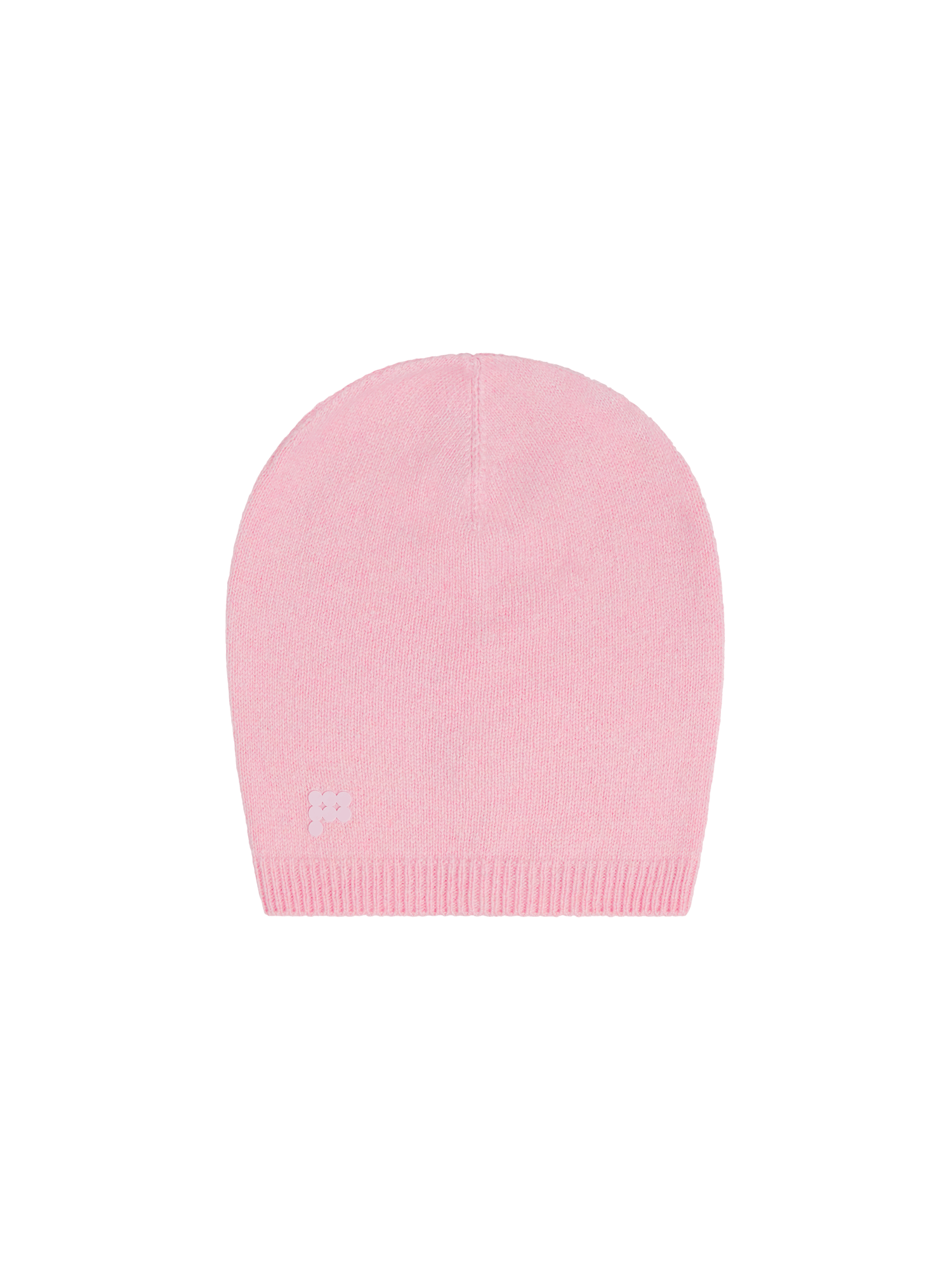 Recycled Cashmere Beanie—sakura pink-packshot-3