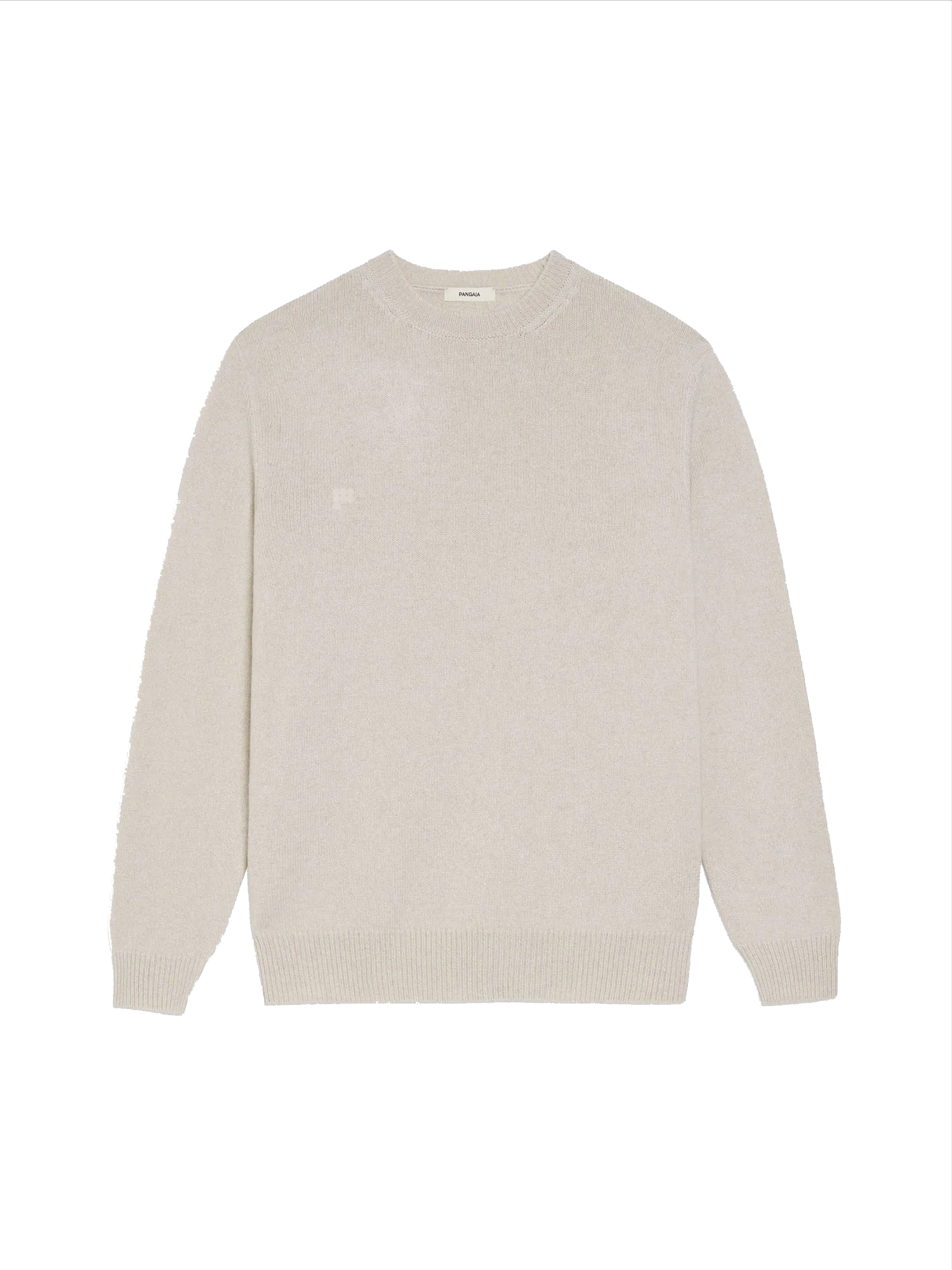 Recycled Cashmere Crewneck Sweatshirt—oatmeal-packshot-3