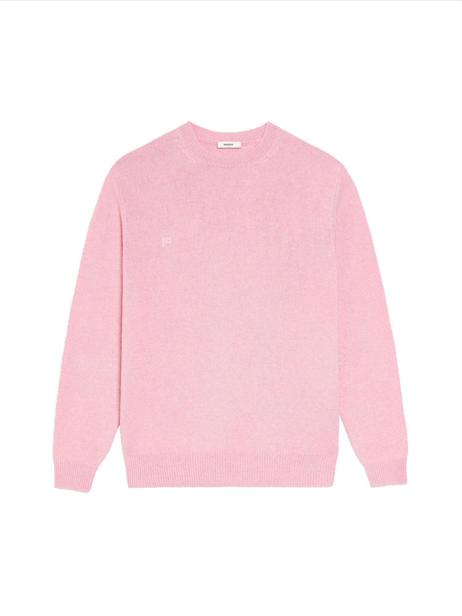 Recycled Cashmere Crewneck Sweatshirt—sakura pink-packshot-3