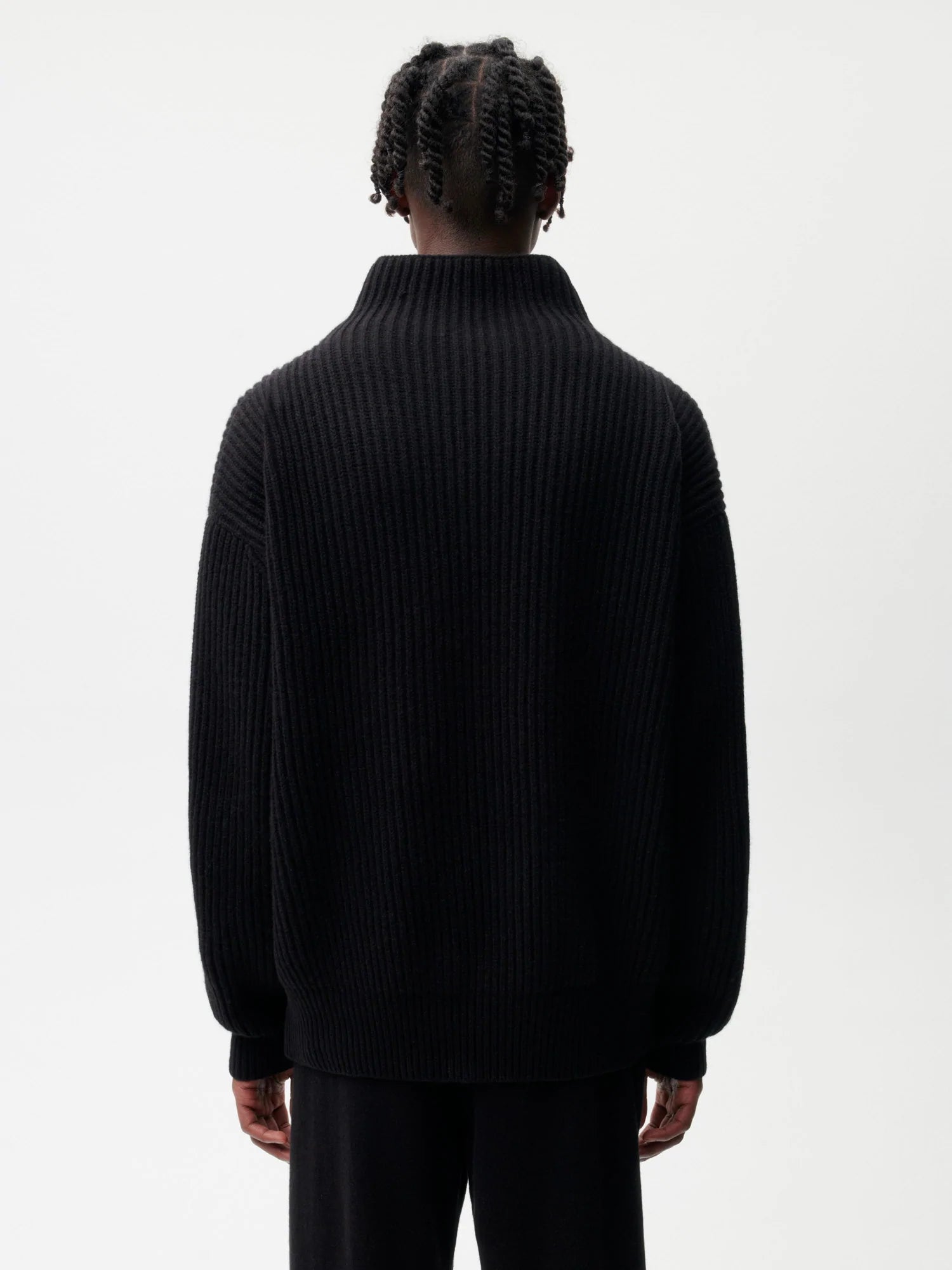 Recycled-Cashmere-Funnel-Neck-Jumper-Black-Male-2