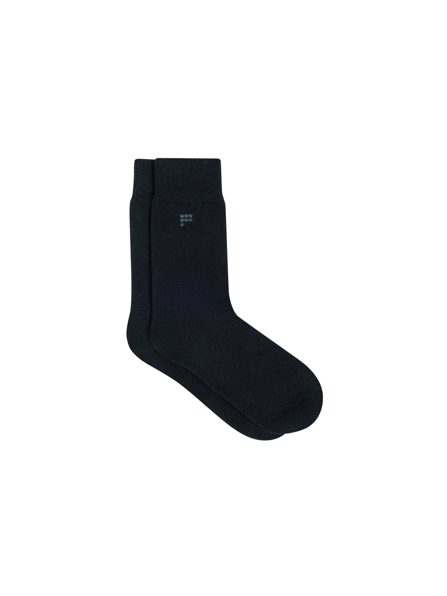 Recycled Cashmere Jersey Socks—black-packshot-3