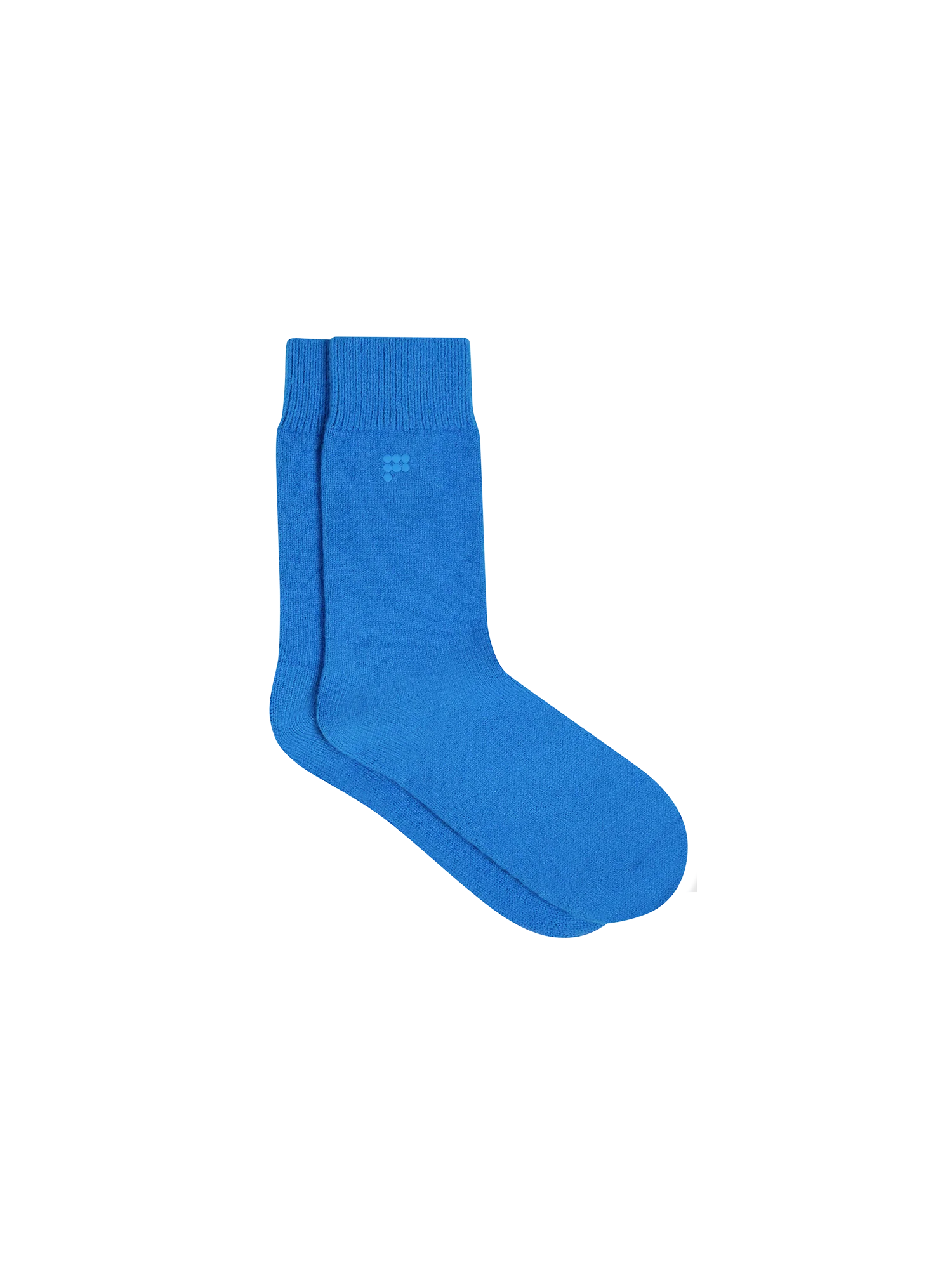 Recycled Cashmere Jersey Socks—cerulean blue-packshot-3