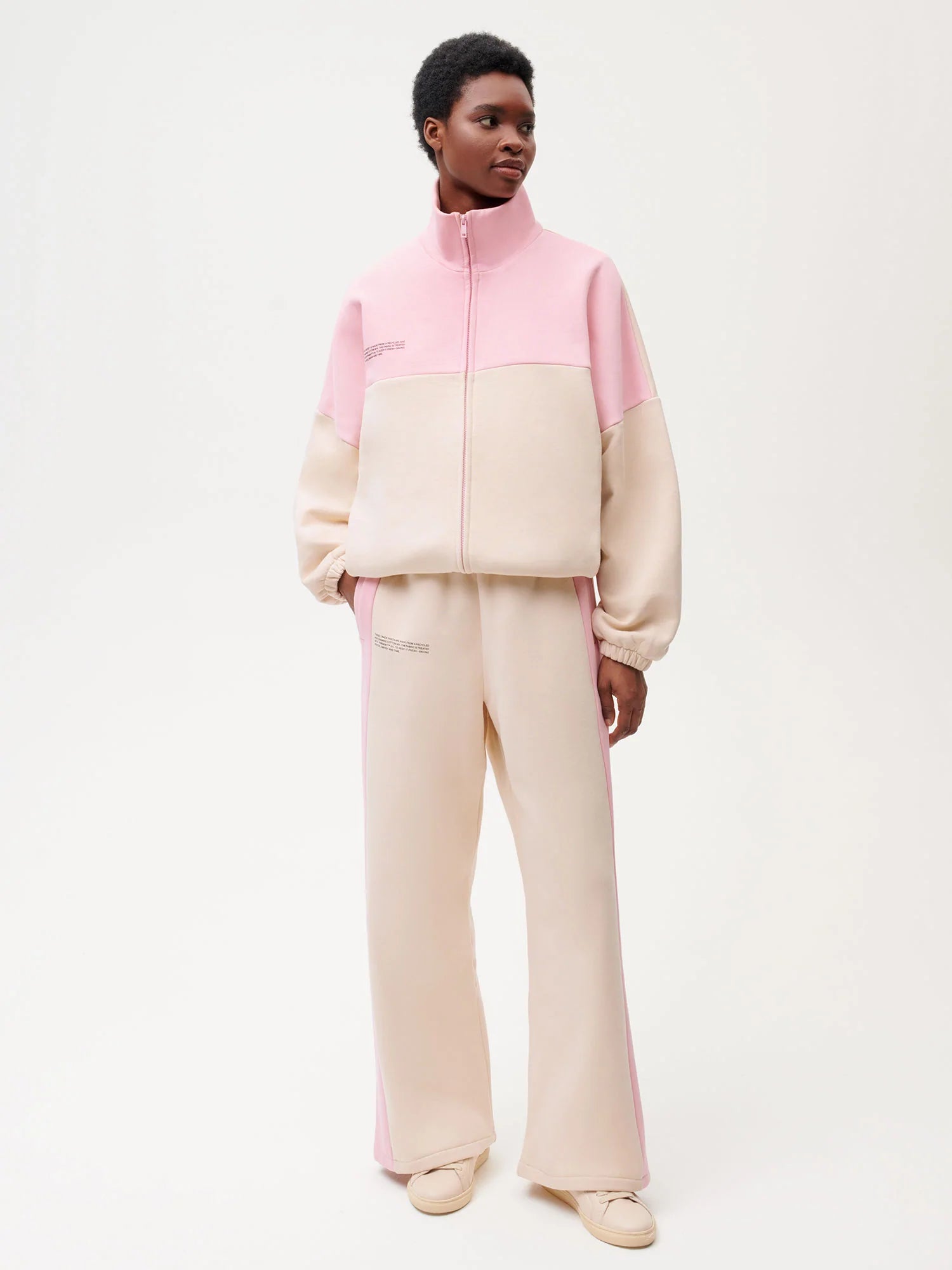 Recycled-Cotton-Colour-Block-Loose-Leg-Track-Pants-Sakura-Pink-Sand-Female-1