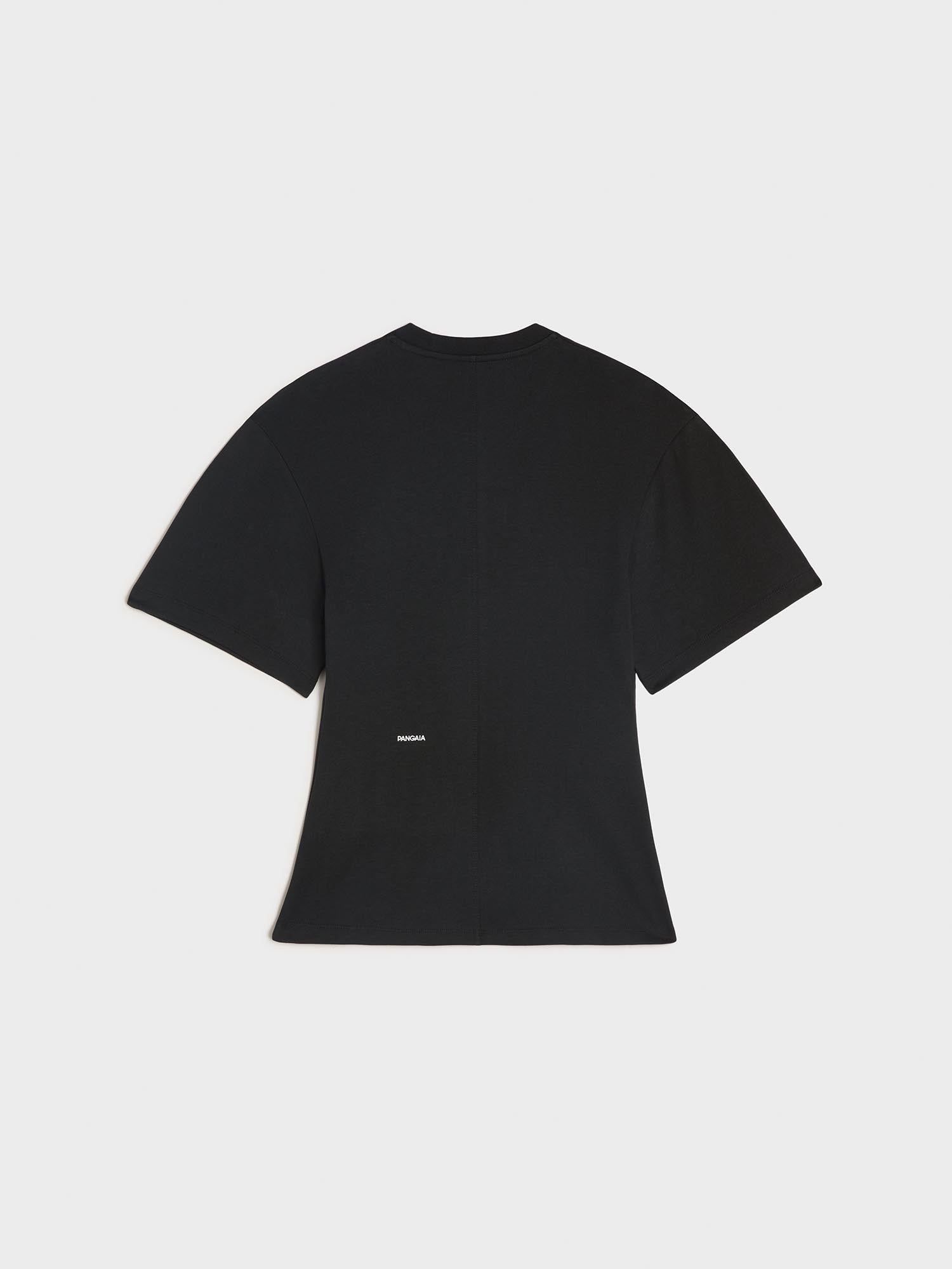 Seaweed Fiber Wide Sleeve T Shirt Black