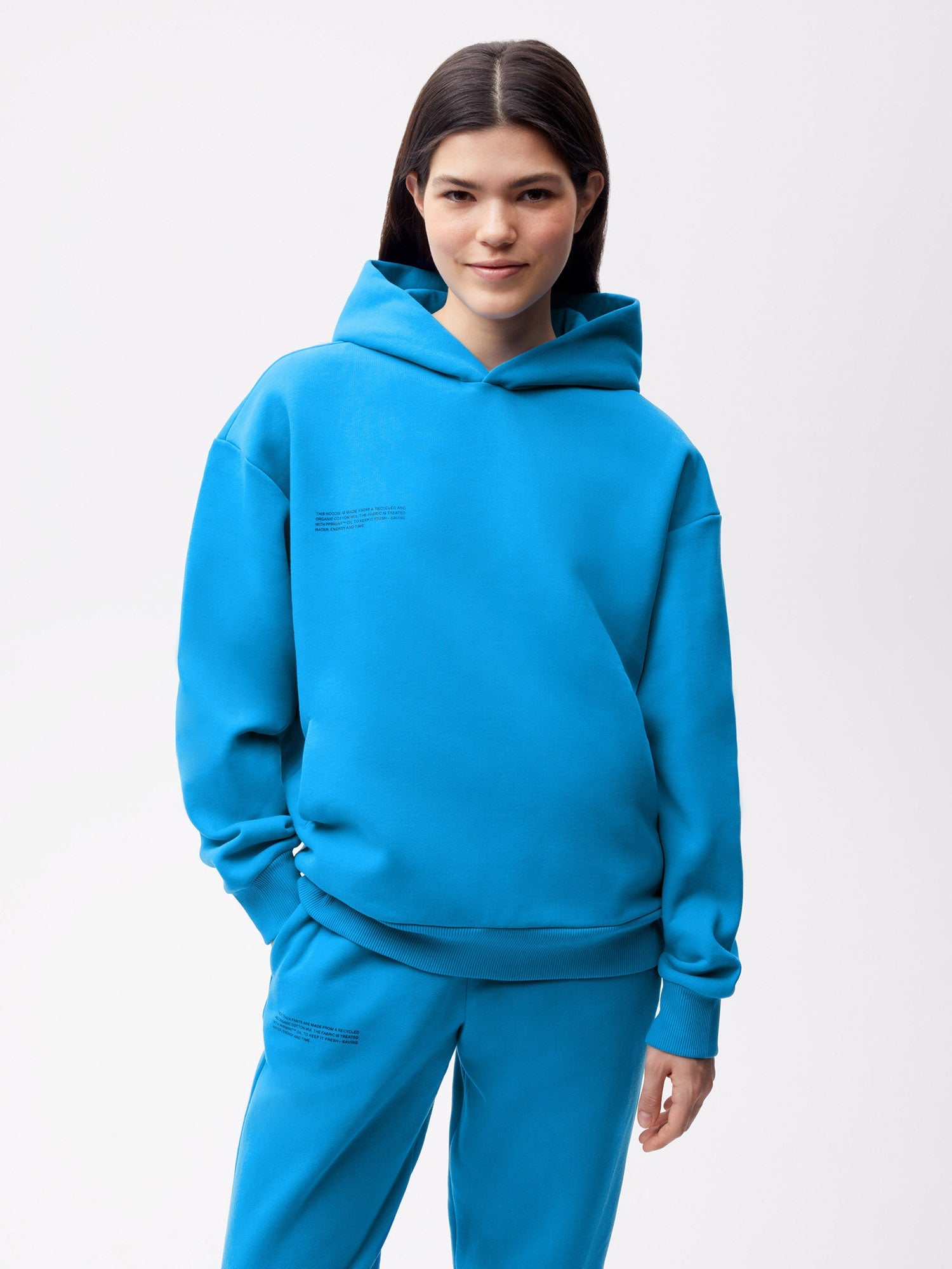 Signature Hoodie—cerulean blue female