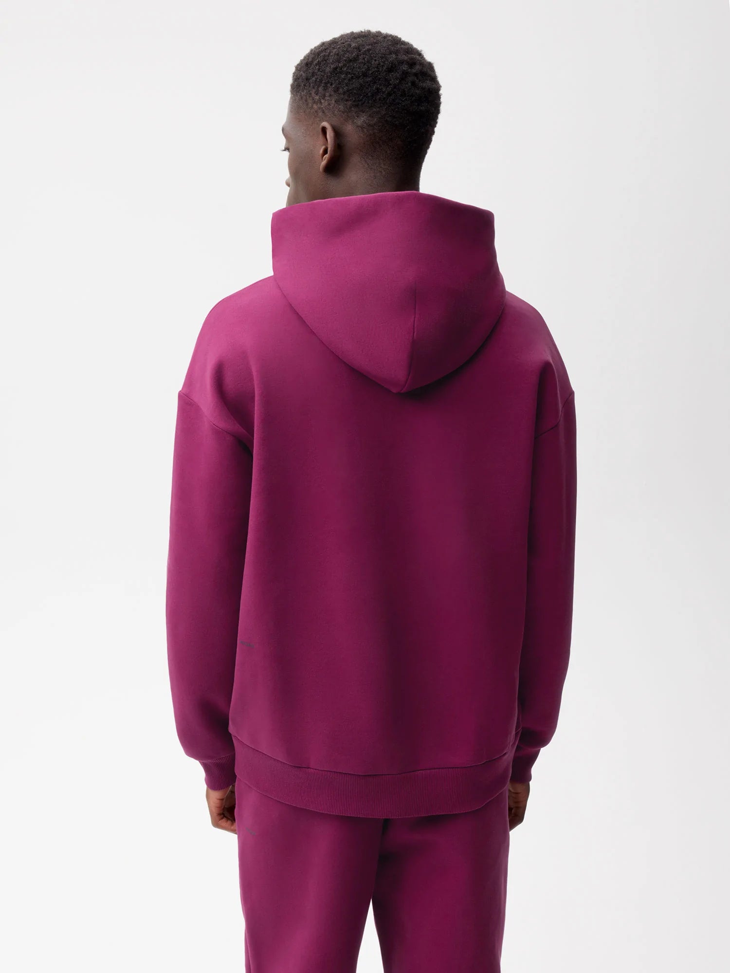 Signature Hoodie—plum purple male