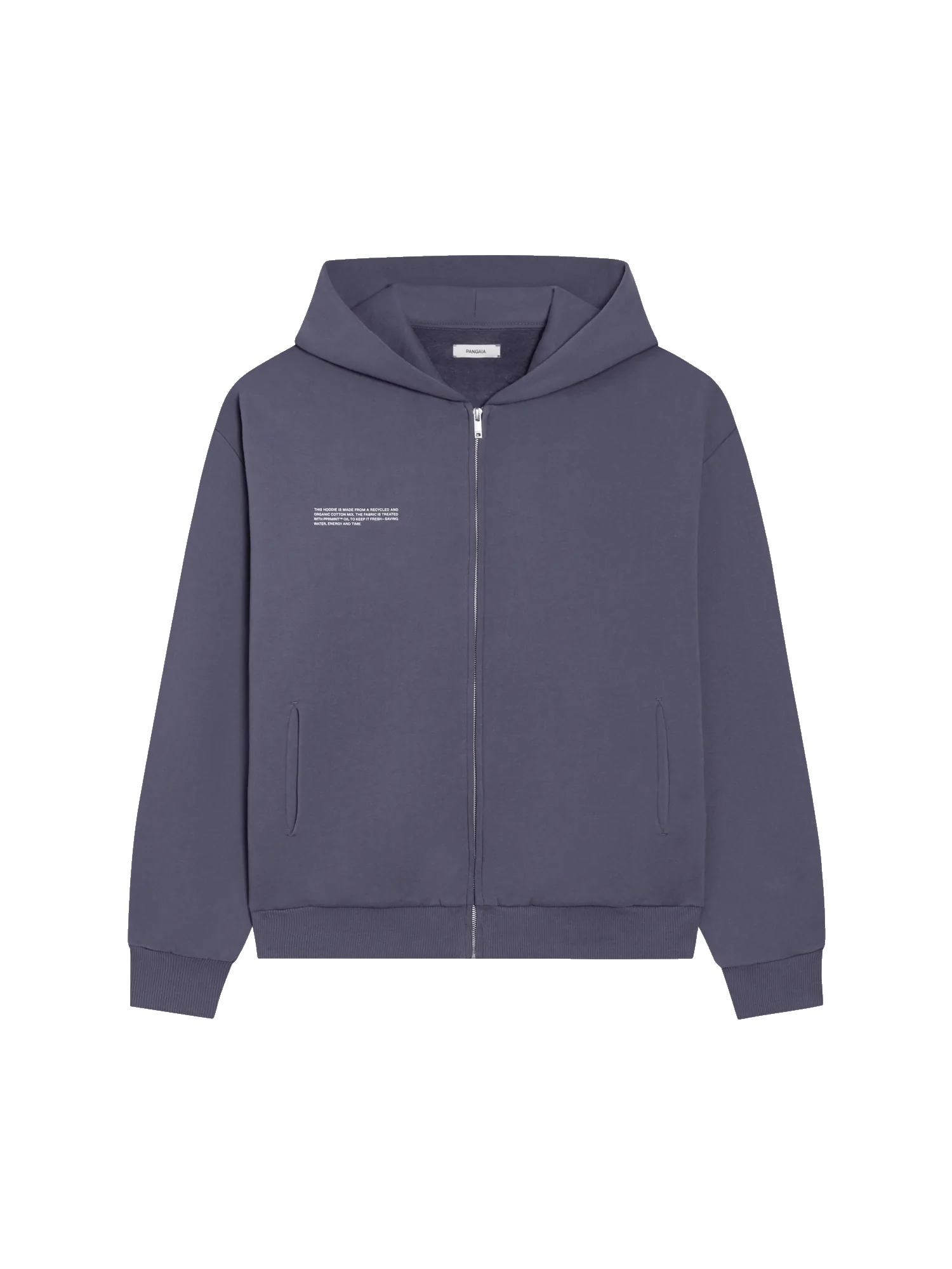 Wide Fit Zipped Hoodie—slate blue-packshot-3